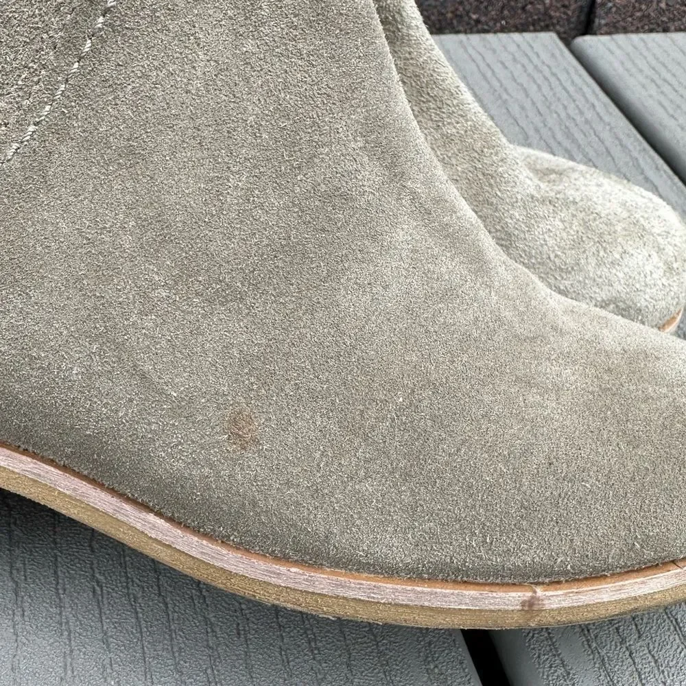 Womens Timberland Rangeley 8124R Light Olive Leather Pull On Tall Boots size 5.5